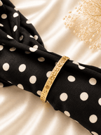 Gold Bangle Trio Combo Set - violinas
