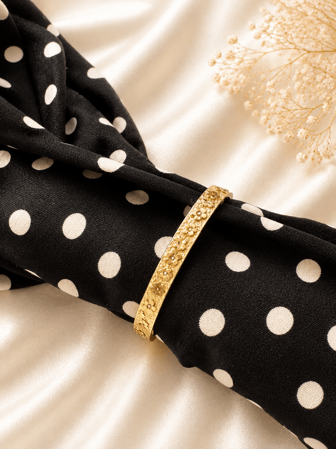 Gold Bangle Trio Combo Set - violinas